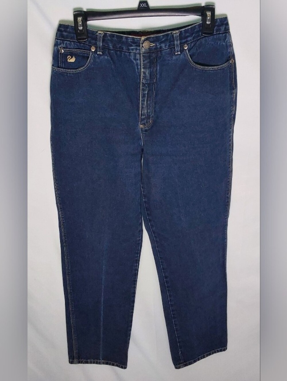 Gloria Vanderbilt Women's Dark Blue Slim Straight Jeans